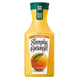 SIMPLY ORANGE JUICE SELECTED VARIETIES 52 OZ. BTLS.