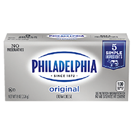 PHILADELPHIA CREAM CHEESE BARS 2 PACK 16 OZ. PKG.