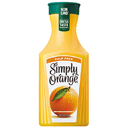 SIMPLY ORANGE JUICE SELECTED VARIETIES 52 OZ. BTLS. 