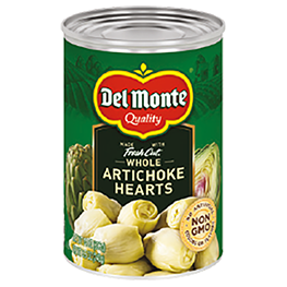 DEL MONTE ARTICHOKE HEARTS QUARTERED MARINATED OR WHOLE 12-14 OZ. JAR/CAN